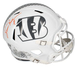 Boomer Esiason Autographed Bengals 2024 STS Full Size Speed Helmet Beckett