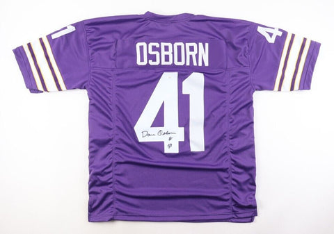 Dave Osborn Signed Vikings Jersey (JSA) Minnesota Running Back 1965-1975