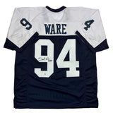 Autographed/Signed Demarcus Ware Dallas Thanksgiving Day Jersey Beckett BAS COA