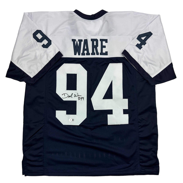 Autographed/Signed Demarcus Ware Dallas Thanksgiving Day Jersey Beckett BAS COA