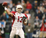 Kurt Warner Signed Arizona Cardinals Mini Helmet (Beckett) 4xPro Bowl Q.B.