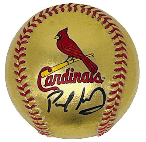 Paul Goldschmidt Autographed St. Louis Cardinals Gold Baseball Fanatics