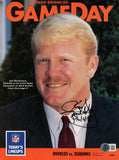 Karl Mecklenburg Signed Broncos 9/15/91 Gameday Magazine BAS 45478