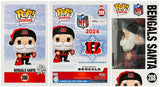 Anthony Munoz Signed Cincinnati Bengals SANTA Funko Pop Doll #288 (SCHWARTZ COA)