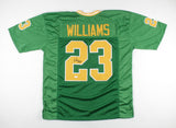 Kyren Williams Signed Notre Dame Fighting Irish Jersey (JSA COA) Rams #1 R.B