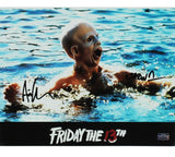 Ari Lehman Signed Friday the 13th Unframed 11x14 Emerging from Water Photo- Insc
