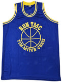 WARRIORS RUN TMC AUTOGRAPHED BLUE JERSEY 3 SIGS MULLIN HARDAWAY HOF BECKETT