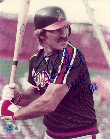 Bobby Grich Autographed/Signed California Angels 8x10 Photo Beckett 57663