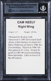 Bruins Cam Neely Authentic Signed 1988 Bruins Sports Action #16 Card BAS Slabbed