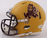 Cam Skattebo Signed Arizona State Mini-Helmet (JSA COA) New York Giants R.B