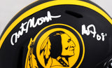 Art Monk Autographed Washington Eclipse Speed Mini Helmet w/HOF- Beckett W Holo