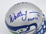 Steve Hutchinson & Walter Jones Autographed Seahawks Mini Helmet Beckett