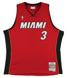 Heat Dwyane Wade Authentic Signed 2005-06 Red M&N HWC Swingman Jersey Fanatics
