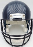 RUSSELL WILSON AUTOGRAPHED SEAHAWKS FULL SIZE HELMET IN SILVER RW HOLO 74632