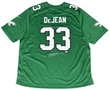 COOPER DEJEAN SIGNED PHILADELPHIA EAGLES KELLY GREEN NIKE SUPER BOWL LIX JERSEY
