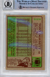 Tony Dorsett Autographed 1984 Topps #238 Trading Card Beckett Slab 39228