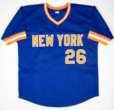 Dave Kingman Signed New York Mets Jersey Inscribed "442 HR" (JSA COA) Left Field