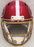 RONNIE LOTT AUTOGRAPHED 49ERS FLASH RED FULL SIZE SPEED HELMET BECKETT 208225