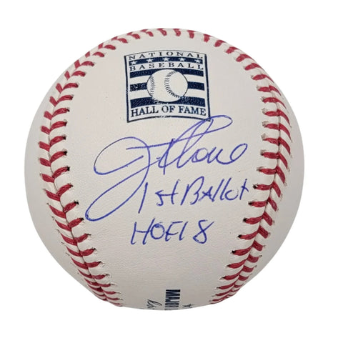 Jim Thome Signed Indians White Sox HOF MLB Baseball W/ First Ballot HOF 18