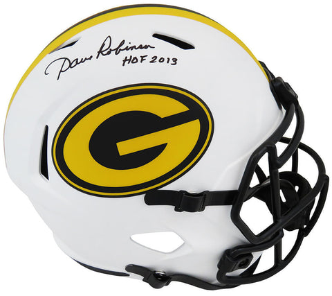 Dave Robinson Signed Packers Lunar Eclipse F/S Speed Rep Helmet w/HOF'13 -SS COA