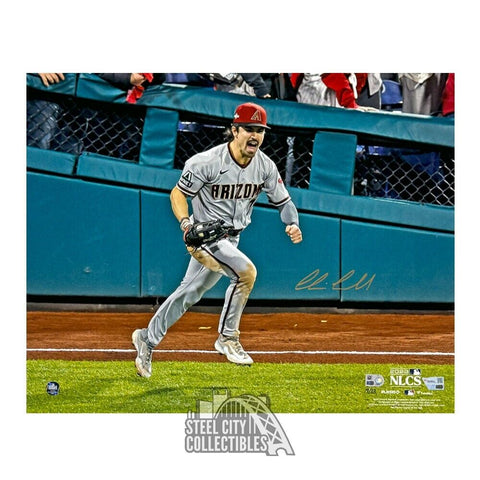 Corbin Carroll Autographed Arizona 16x20 Baseball Photo /23 - Fanatics (NLCS)