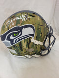MATT HASSELBECK SIGNED SEATTLE SEAHAWKS F/S CAMO SPEED AUTHENTIC HELMET BAS