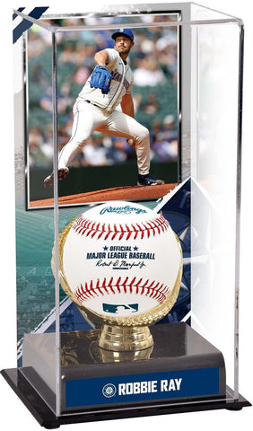 Robby Ray Seattle Mariners Gold Glove Display Case with Image