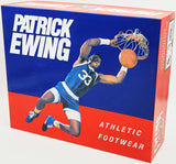 PATRICK EWING AUTOGRAPHED ATHLETICS 33 HI SHOE KNICKS 13 W/ BOX BECKETT 236553