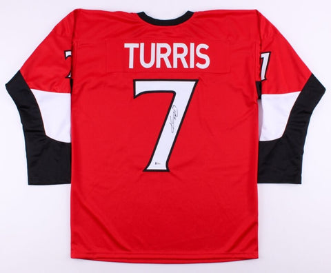 Kyle Turris Signed Senators Jersey (Beckett COA) 3rd Overall Pick 2007 NHL Draft