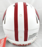 T.J. Watt Autographed Wisconsin F/S Speed Authentic Helmet - Beckett W