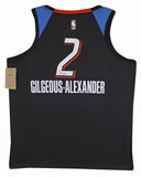 Thunder Shai Gilgeous-Alexander Signed Black Nike Swingman Jersey JSA #CB88609