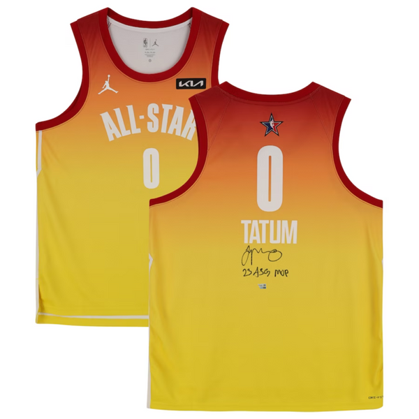 Jayson Tatum Autographed "23 ASG MVP" 2023 Nike All Star Jersey Fanatics