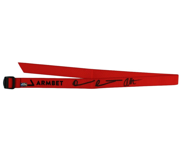 Devon Larratt Signed Armbet 48" Red Arm Wrestling Strap