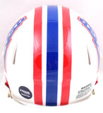 Bruce Matthews Autographed Houston Oilers 81-96 Speed Mini Helmet w/HOF - Prova