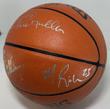 Warriors CHRIS MULLIN TIM HARDAWAY & MITCH RICHMOND Signed Rep Basketball AUTO