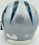 Luke Kuechly Autographed Panthers Silver Full Size Helmet DROY Beckett BS30326