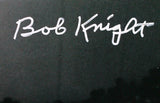 Bob Knight Autographed 16x20 Black & White Chair Photo- JSA W *White