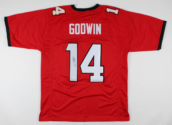 Chris Godwin Signed Tampa Bay Buccaneers Jersey (JSA COA) 2017 3rd Round Pck W.R