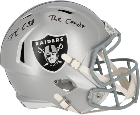 Maxx Crosby Las Vegas Raiders Signed Riddell Replica Helmet w/The Condor Insc
