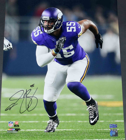 ANTHONY BARR AUTOGRAPHED SIGNED MINNESOTA VIKINGS 16x20 PHOTO COA