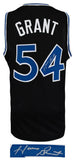 Horace Grant Signed Black Custom Basketball Jersey - (SCHWARTZ COA)