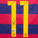 Neymar Jr Signed Barcelona Home Soccer Jersey #11 with Beckett COA