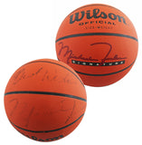 Bulls Michael Jordan "Best Wishes" Authentic Signed Wilson Basketball BAS LOA