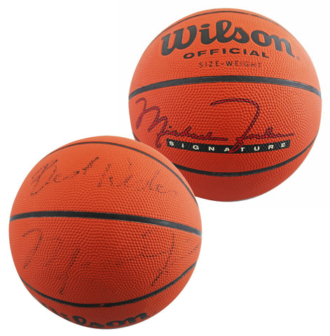 Bulls Michael Jordan "Best Wishes" Authentic Signed Wilson Basketball BAS LOA