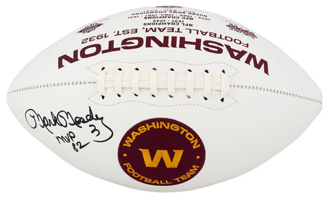 Mark Moseley Signed Washington Football Team White Logo Football w/MVP- (SS COA)