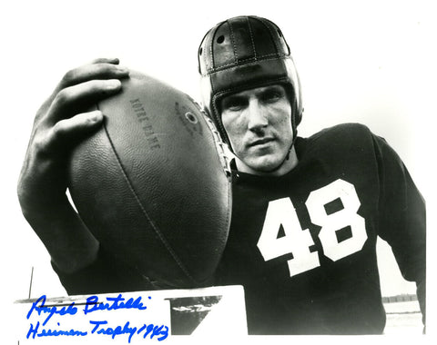 Angelo Bertelli Signed Notre Dame 8x10 Photo Heisman 1943 PSA 42490