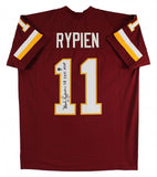 Mark Rypien Signed Washington Redskins Jersey Inscr. "SB XXVI MVP" (Beckett) Q.B
