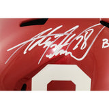 Adrian Peterson Signed Oklahoma Sooners F/S Helmet Boomer Sooner Beckett 51801