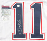 Julian Edelman Signed New England Patriots Jersey (JSA COA)3xSuper Bowl Champ WR