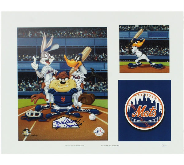 Tom Seaver Signed New York Mets Unframed 16x20 Looney Tunes MLB Photo -Franchise